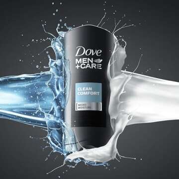 Dove Men+Care Clean Comfort Body Wash for Hydrated Skin