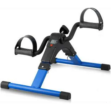 Mini Folding Pedal Exerciser for Arm and Leg Use