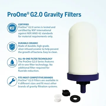 ProOne Traveler+ Stainless-Steel Water Filter System