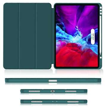 Soke iPad Pro 12.9 Case with Pencil Holder Full Protection