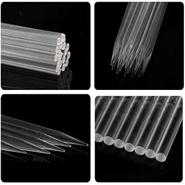 Dxhycc 20 Acrylic Candy Apple Sticks for Sweet Treats