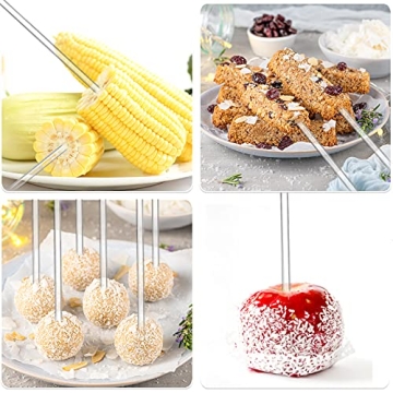 Dxhycc 20 Acrylic Candy Apple Sticks for Sweet Treats