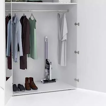 Shark IX141H Pet Cordless Stick Vacuum with Anti-Allergen Complete Seal, XL Dust Cup, LED Headlights, Removable Handheld, 40min Runtime, Grey/Purple, 7.5 lbs (Renewed)