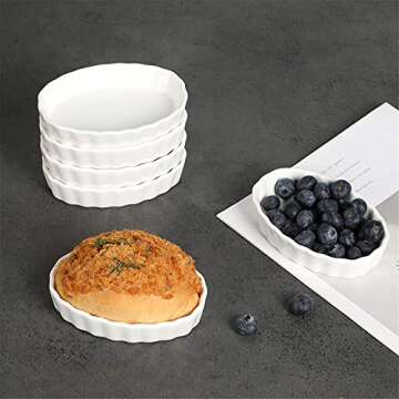 ONTUBE Small Ramekins for Versatile Baking & Serving