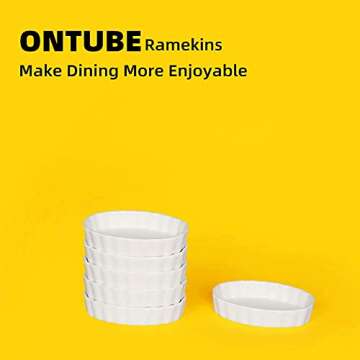ONTUBE Small Ramekins for Versatile Baking & Serving