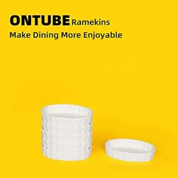 ONTUBE Small Ramekins for Versatile Baking & Serving