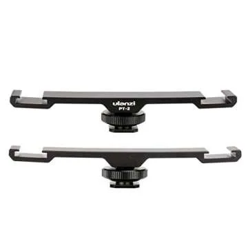 Ulanzi PT-2 Dual Cold Shoe Mount for Cameras and Accessories