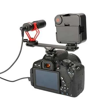 Ulanzi PT-2 Dual Cold Shoe Mount for Cameras and Accessories