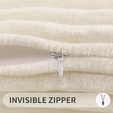 Simmore Double-Sided Flannel Throw Pillow Covers 18x18