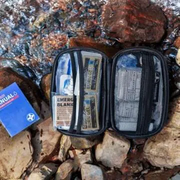 Compact RHINO RESCUE Waterproof First Aid Kit for Outdoor Use
