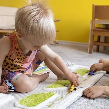 IVI 3D Mini City Play Carpet for Kids - Safe & Fun