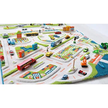IVI 3D Mini City Play Carpet for Kids - Safe & Fun