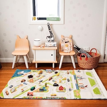 IVI 3D Mini City Play Carpet for Kids - Safe & Fun