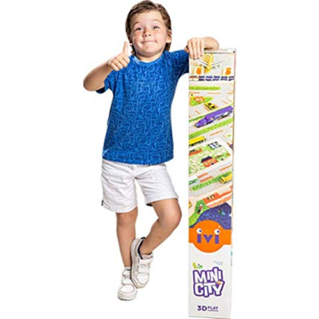 IVI 3D Mini City Play Carpet for Kids - Safe & Fun