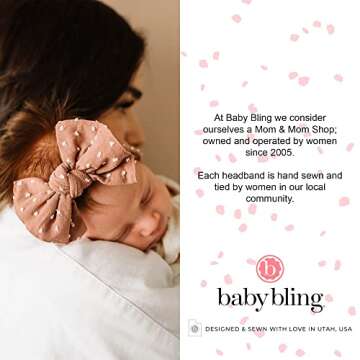 Baby Bling Bows Classic Knot Headbands for Toddlers