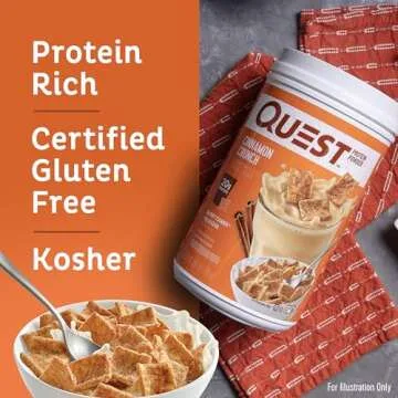 Quest Nutrition Cinnamon Crunch Protein Powder 20g Protein 24 Servings