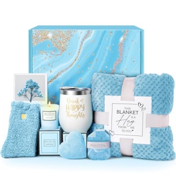 Luxury Ocean Spa Gift Basket for Women - Birthday, Christmas & Self Care Gifts