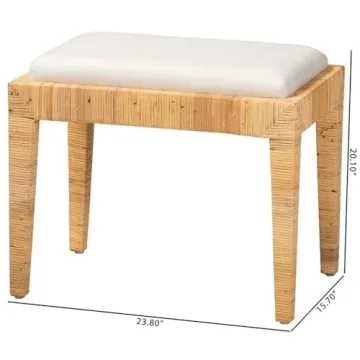 Baxton Studio Sofia Modern stylish Ottoman for Decor