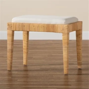 Baxton Studio Sofia Modern stylish Ottoman for Decor