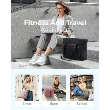 Stylish BAGSMART Tote Bag for Women - Lightweight & Spacious