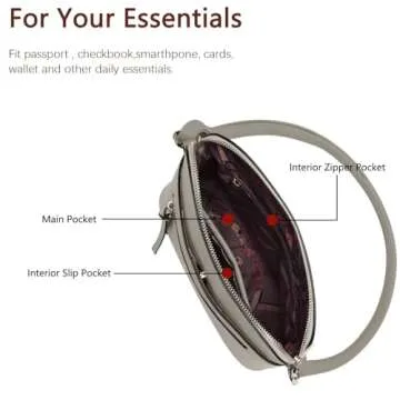 LA TERRE Small Crossbody Bag for Stylish Convenience