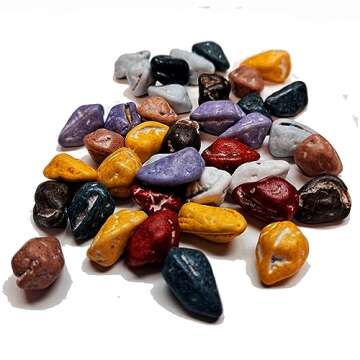 Great Bay Chocolates Edible Chocolate Rocks Premium Chocolate Stones - Peanut Free, Tree Nut Free, N...