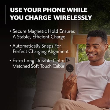 Courant MAG:1 Magnetic Charger in Belgian Linen - Fast Charging