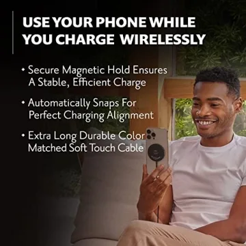 Courant MAG:1 Magnetic Charger in Belgian Linen - Fast Charging