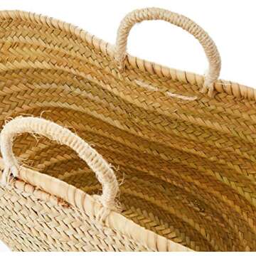 Chic Artisan Moroccan Market Basket for Every Occasion