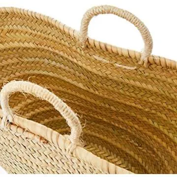 Chic Artisan Moroccan Market Basket for Every Occasion