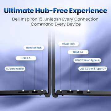 Dell Inspiron 15 Touchscreen Laptop with Intel i7 and 32GB RAM