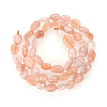 Adabele Natural Sunstone Gemstone Beads for Jewelry Making
