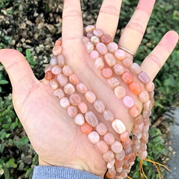 Adabele Natural Sunstone Gemstone Beads for Jewelry Making