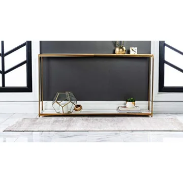 Unique Loom Uptown Collection Area Rug - Lexington Avenue (2' 2" x 6' 1" Runner, Light Brown/ Beige)