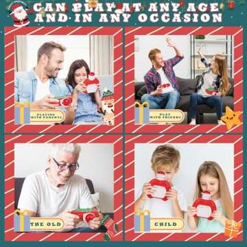 Fast Push Game Toys for Kids, Bubble Stress Pop Light Up Game Console Handheld Puzzle Game Autism Sensory Toys, Christmas Gifts for Kids