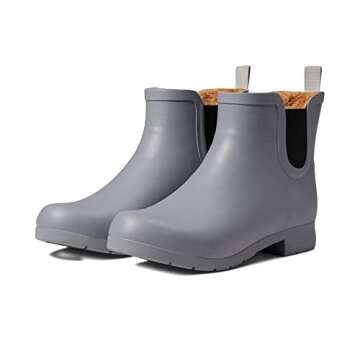 Chooka Women's Waterproof Plush Chelsea Booties - Grey, Size 9 US