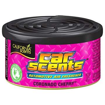Car Scents California Scents Cool Air Freshener Fragrence Smell - Coronado Cherry, 1.5 Ounce Cans