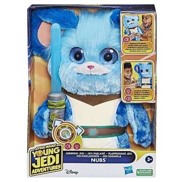 Star Wars: Young Jedi Adventures Jabberin' Jedi Nubs, Electronic Plush, Lights & Sounds, Toys, Presc...