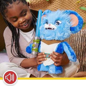 Star Wars: Young Jedi Adventures Jabberin' Jedi Nubs, Electronic Plush, Lights & Sounds, Toys, Preschool Toys for 3 Year Old Boys & Girls