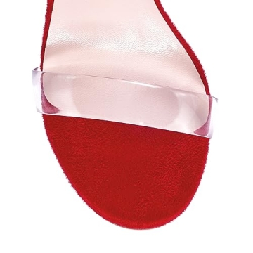 GENSHUO Rhinestone Chunky Sandals for Women - Perfect Party Shoes