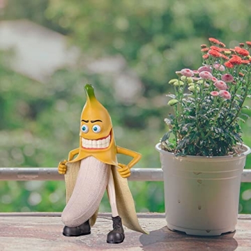 Eousera Gag Banana Art Statue - Funny Garden Sculpture