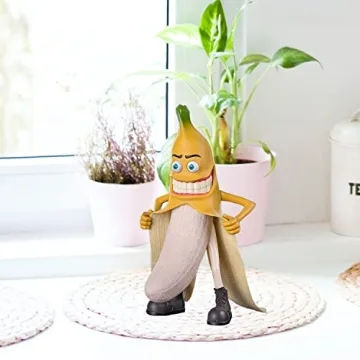 Eousera Gag Banana Art Statue - Funny Garden Sculpture