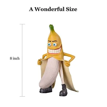 Eousera Gag Banana Art Statue - Funny Garden Sculpture