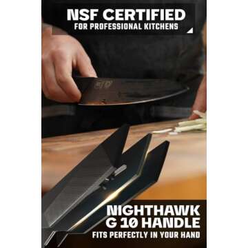 Dalstrong Chef Knife - 8 inch Shadow Black Series