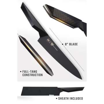 Dalstrong Chef Knife - 8 inch Shadow Black Series