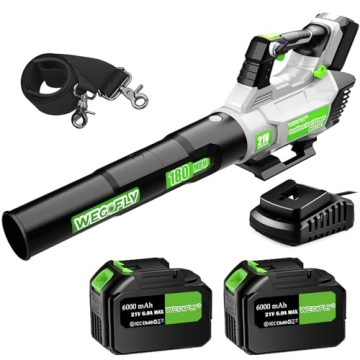 WeGofly Cordless Leaf Blower - 650CFM & 180MPH Turbo Power