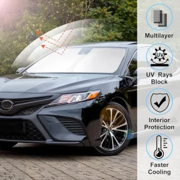 Toyota Camry Custom Fit Windshield Sun Shade