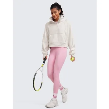 CRZ YOGA Cozy Fleece Sweatshirt for Women - Stylish & Comfortable