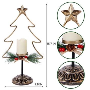 Lulu Home Lighted Christmas Table Decorations for Holiday Charm