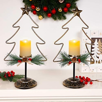 Lulu Home Lighted Christmas Table Decorations for Holiday Charm